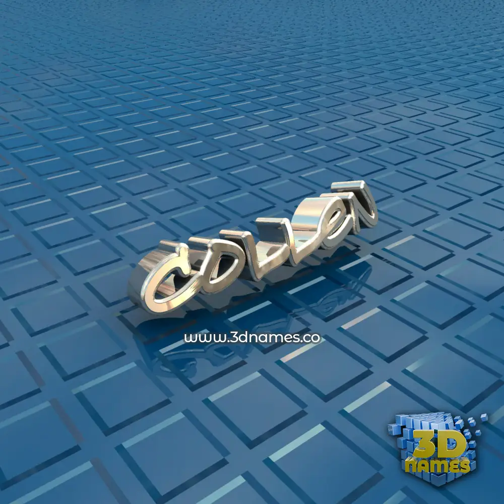 collen in Blue Bling style - 3D name wallpaper