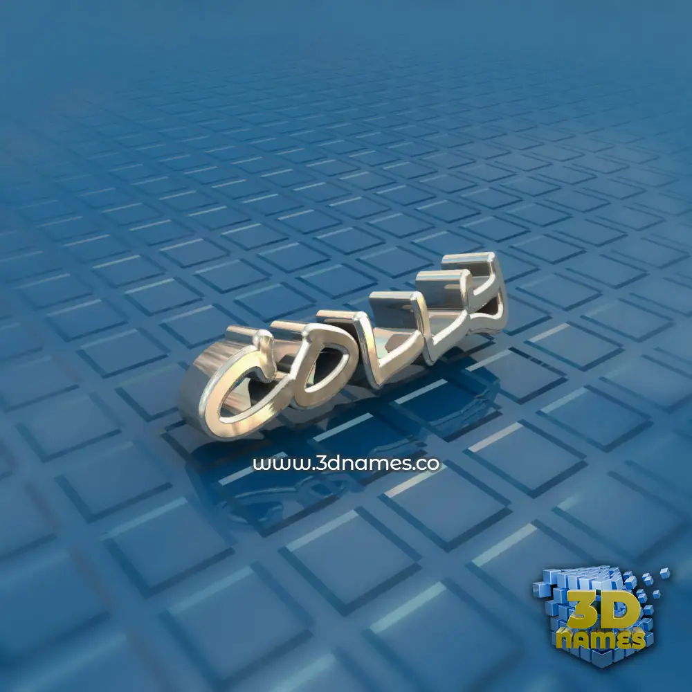 colly in Blue Bling style - 3D name wallpaper