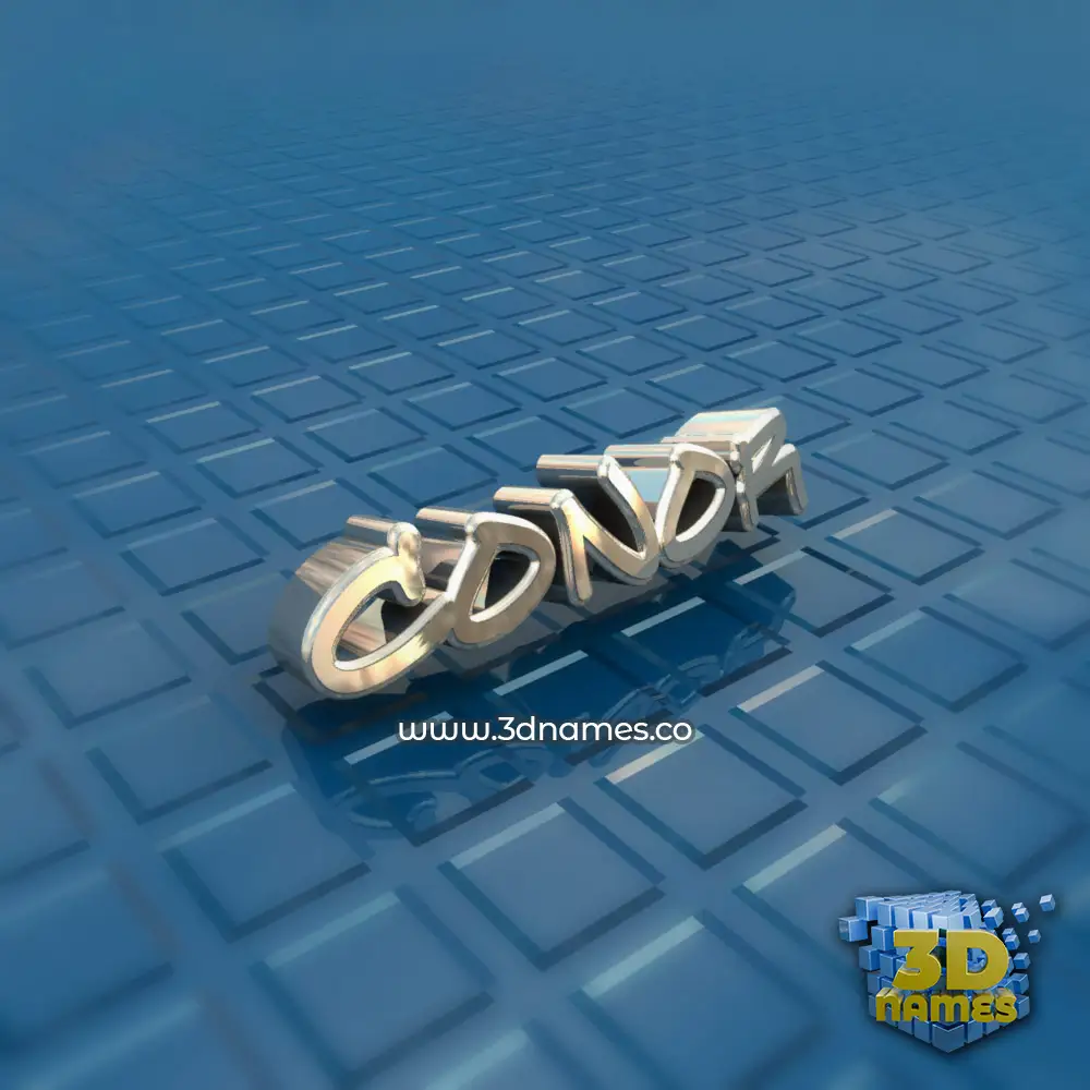 conor in Blue Bling style - 3D name wallpaper