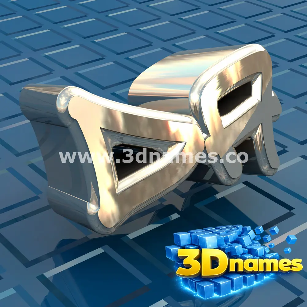 da in Blue Bling style - 3D name wallpaper