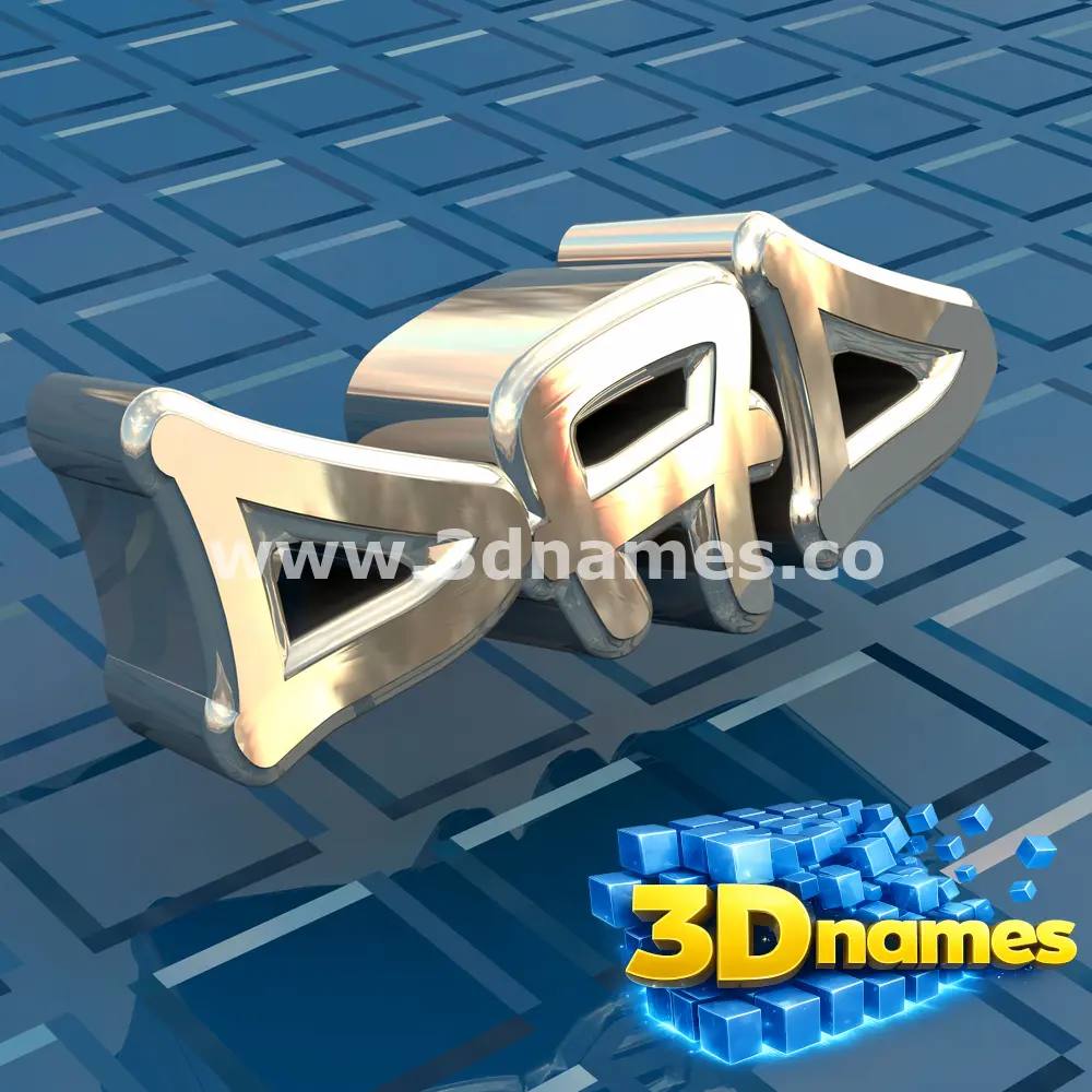 dad in Blue Bling style - 3D name wallpaper