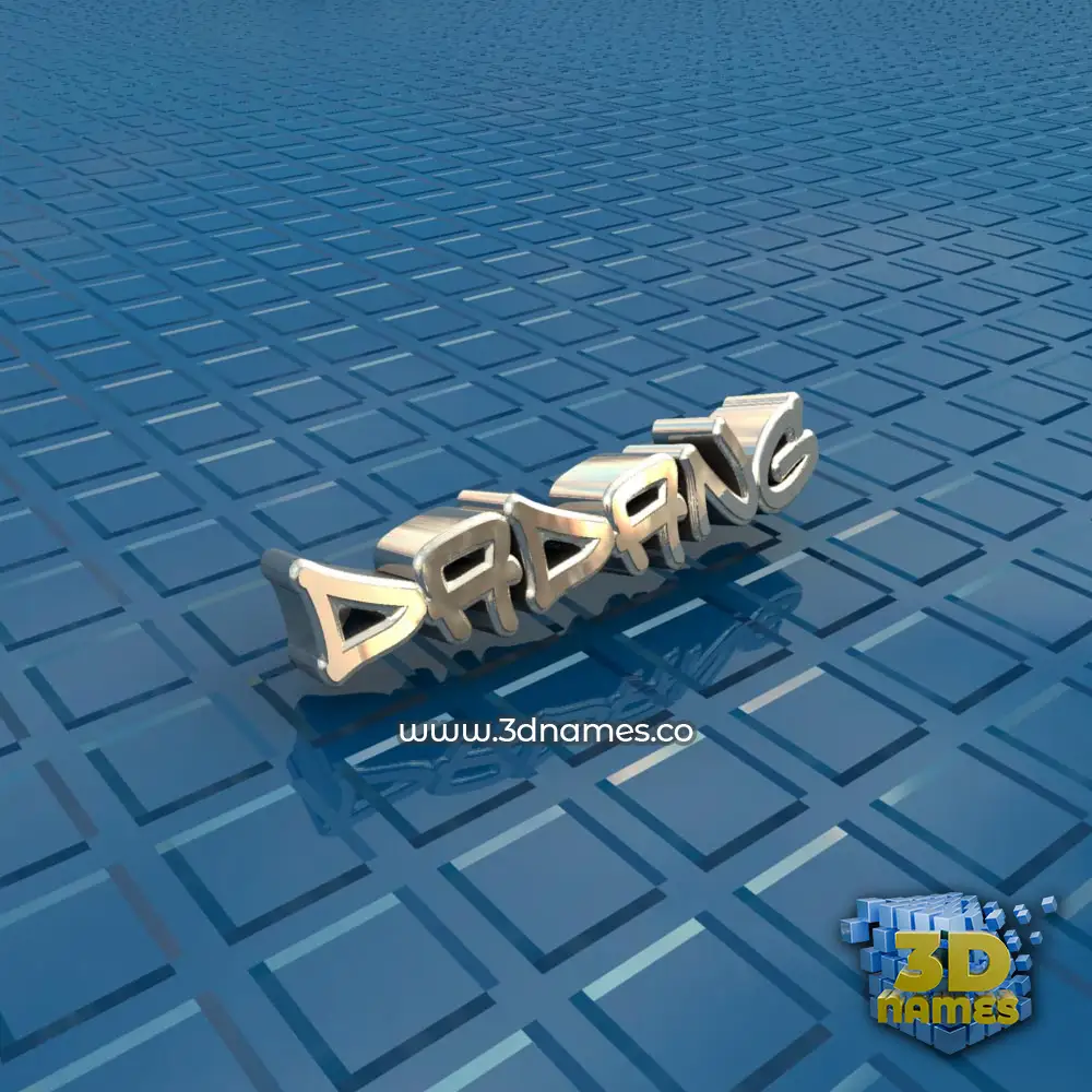 dadang in Blue Bling style - 3D name wallpaper