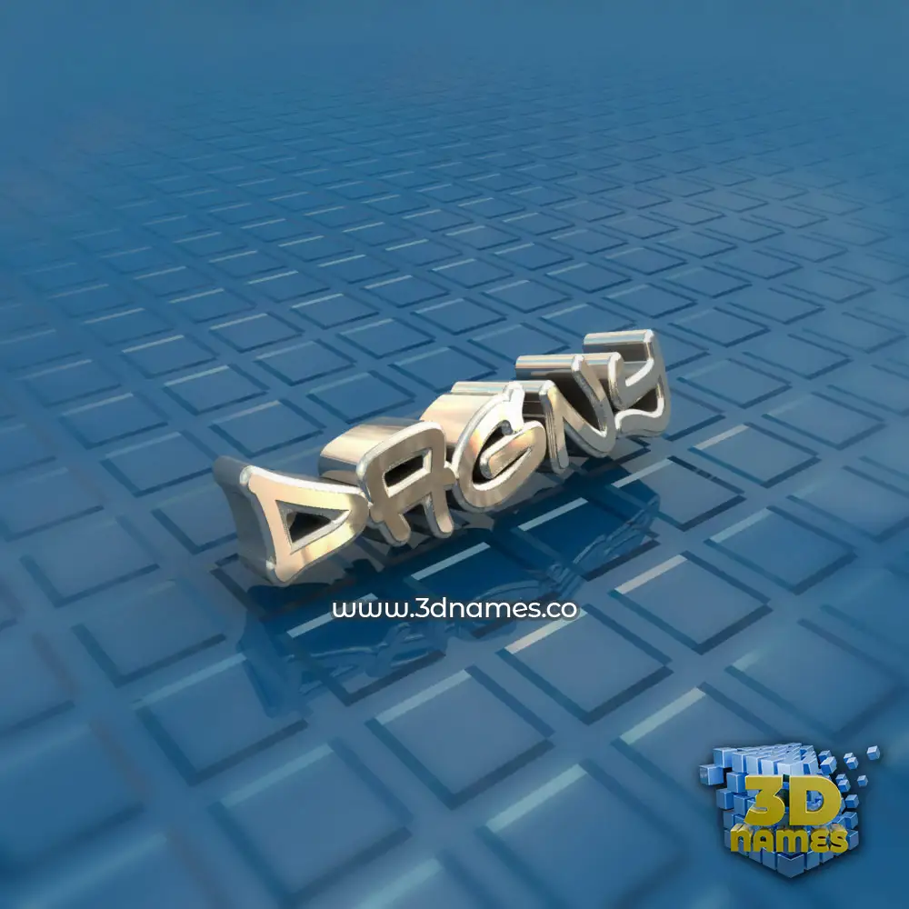 dagny in Blue Bling style - 3D name wallpaper