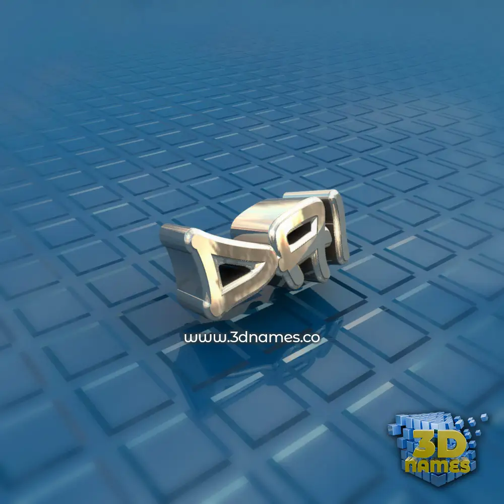 dai in Blue Bling style - 3D name wallpaper
