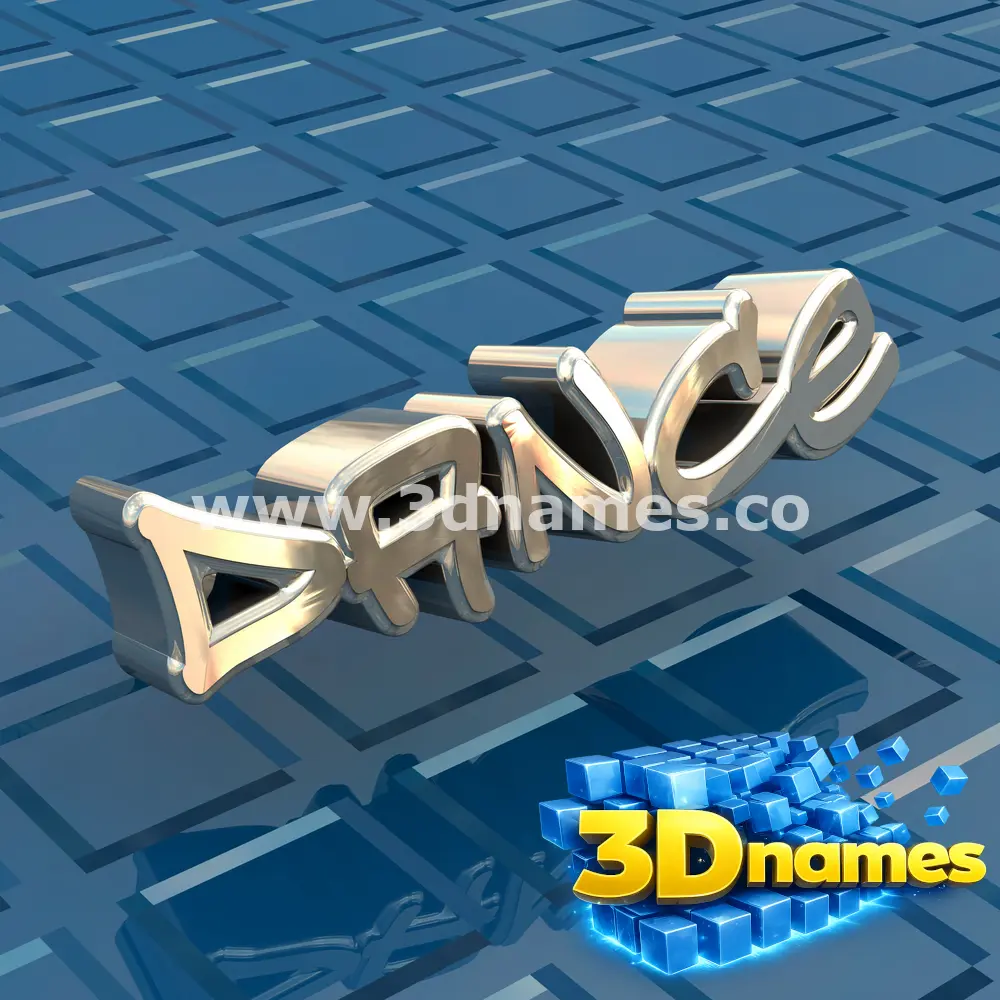 dance in Blue Bling style - 3D name wallpaper