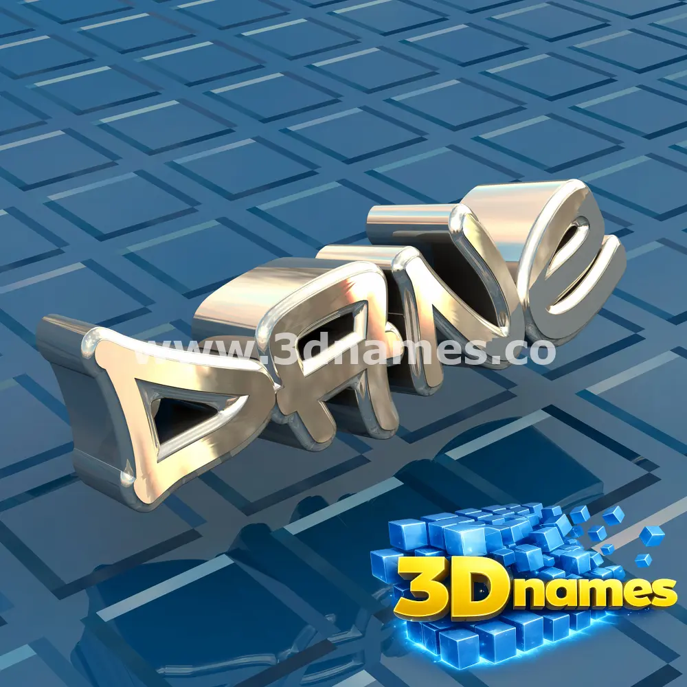 dane in Blue Bling style - 3D name wallpaper
