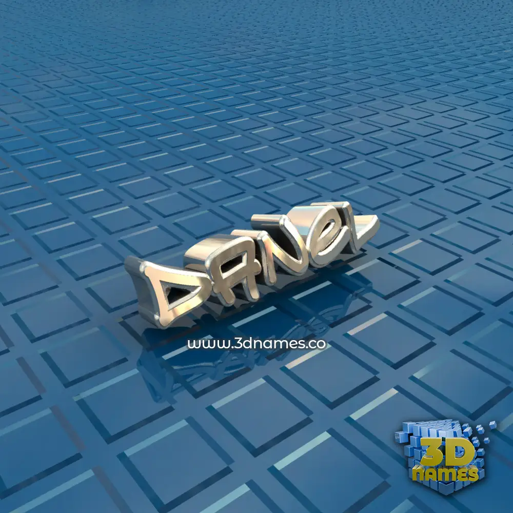 danel in Blue Bling style - 3D name wallpaper