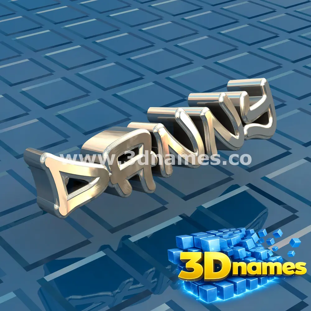 danny in Blue Bling style - 3D name wallpaper