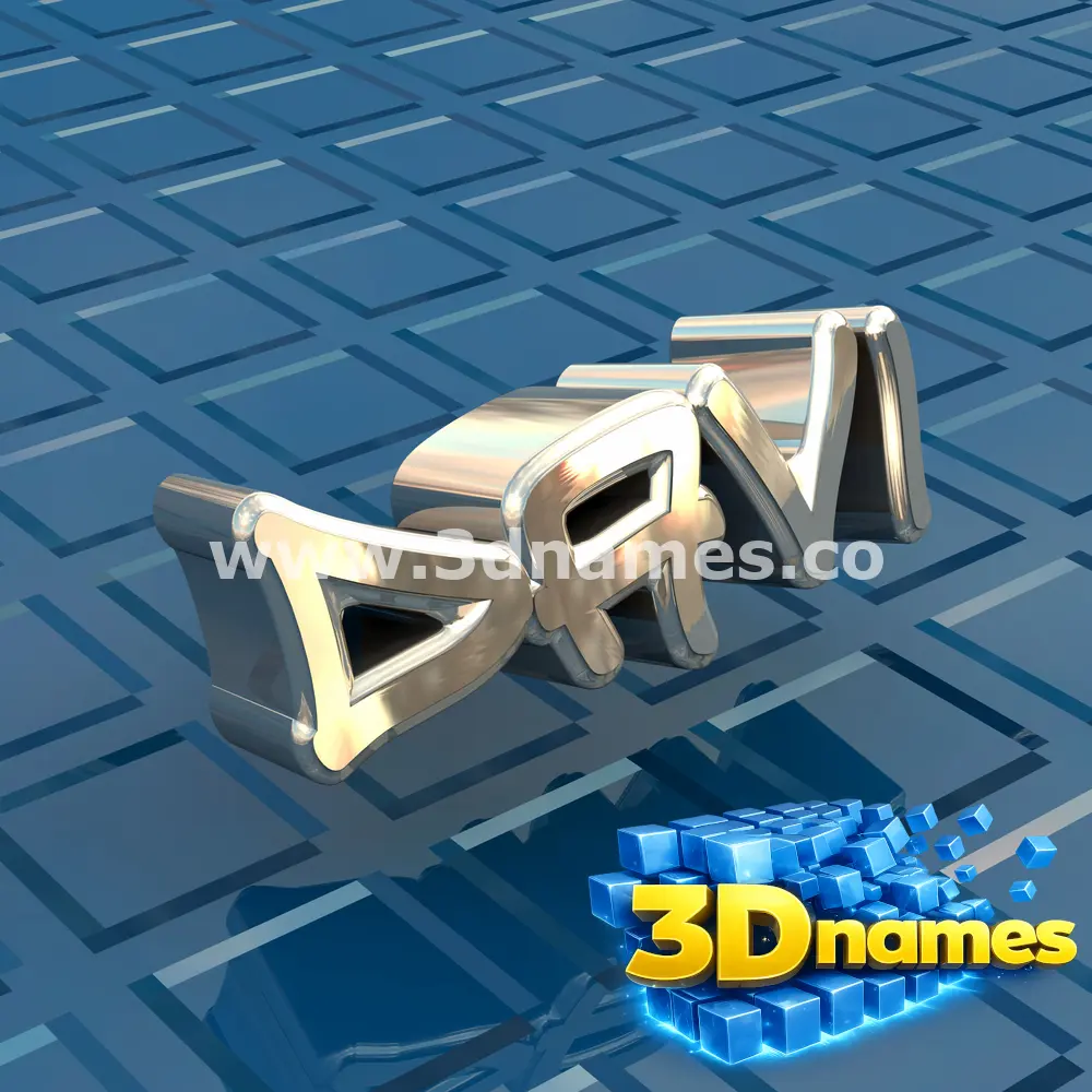 davi in Blue Bling style - 3D name wallpaper