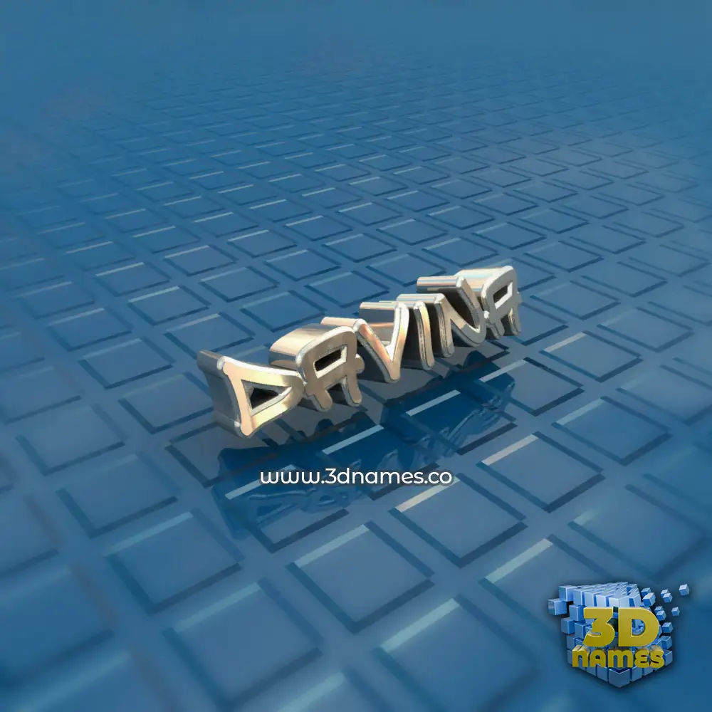 davina in Blue Bling style - 3D name wallpaper