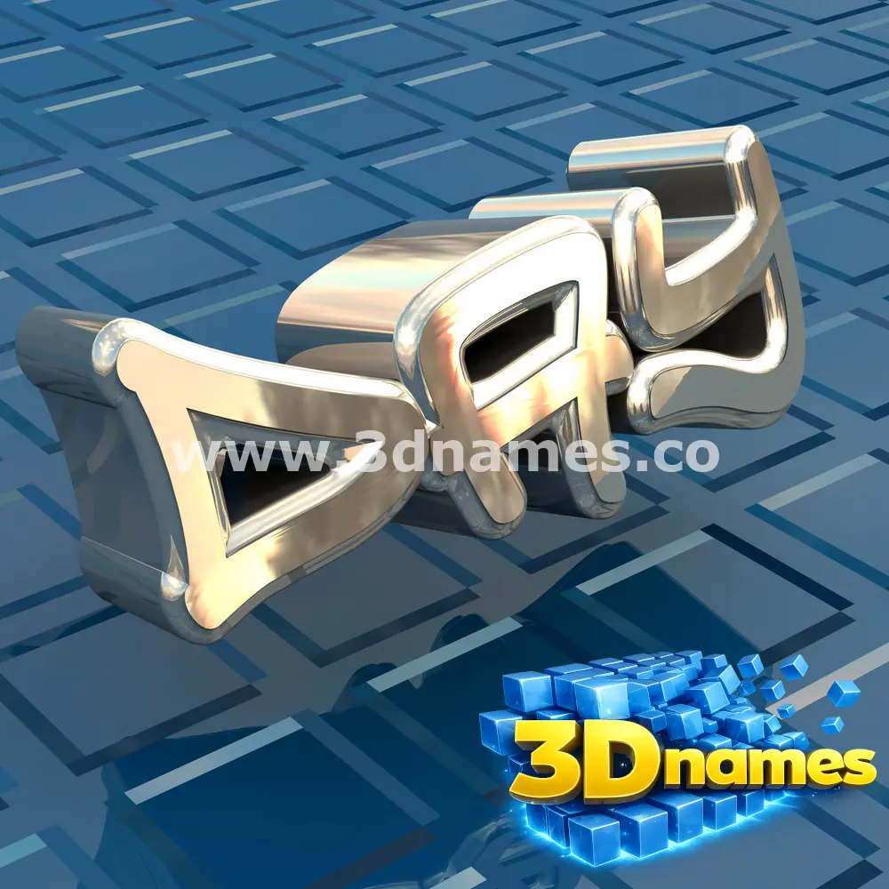 day in Blue Bling style - 3D name wallpaper