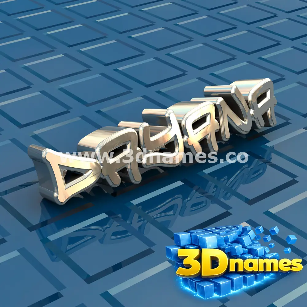 dayana in Blue Bling style - 3D name wallpaper