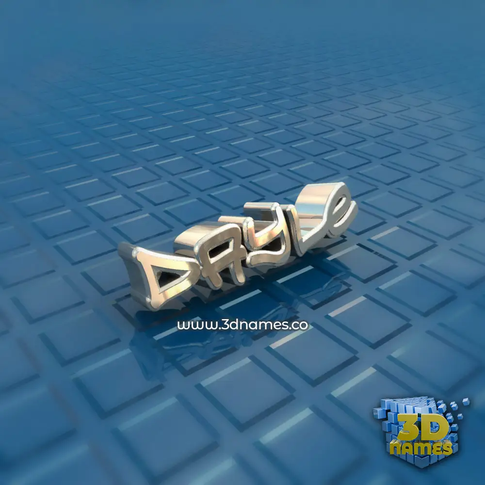 dayle in Blue Bling style - 3D name wallpaper