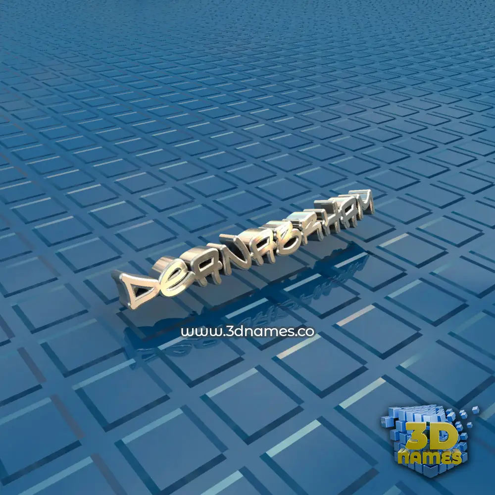 deanabrham in Blue Bling style - 3D name wallpaper