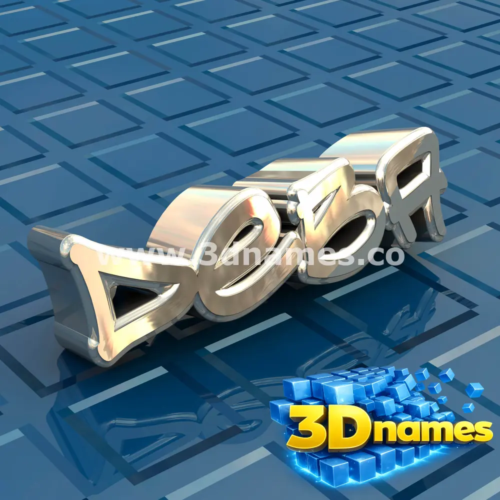 deba in Blue Bling style - 3D name wallpaper