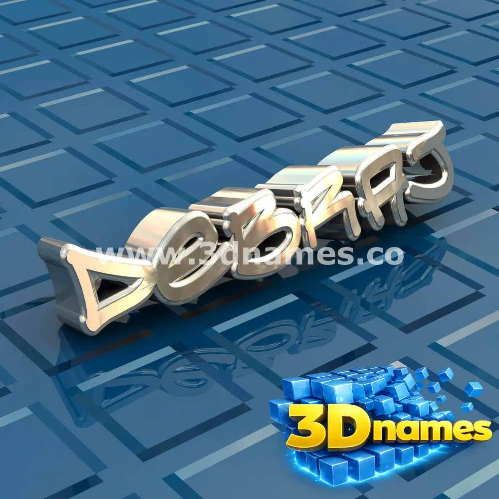 debraj in Blue Bling style - 3D name wallpaper