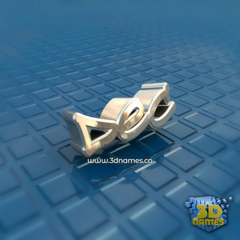 dec in Blue Bling style - 3D name wallpaper