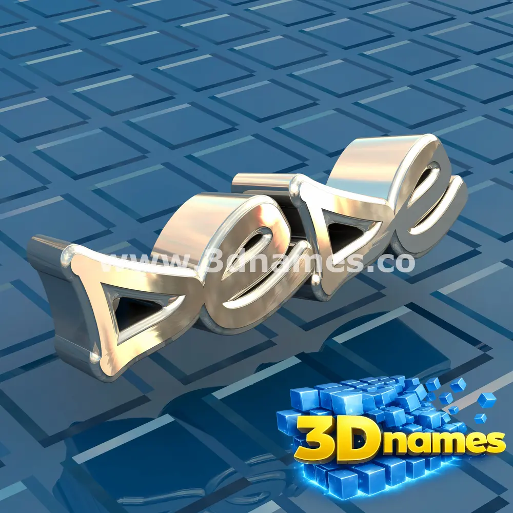 dede in Blue Bling style - 3D name wallpaper
