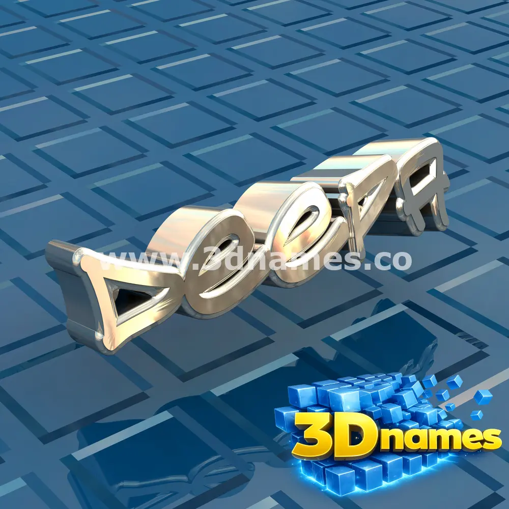 deepa in Blue Bling style - 3D name wallpaper