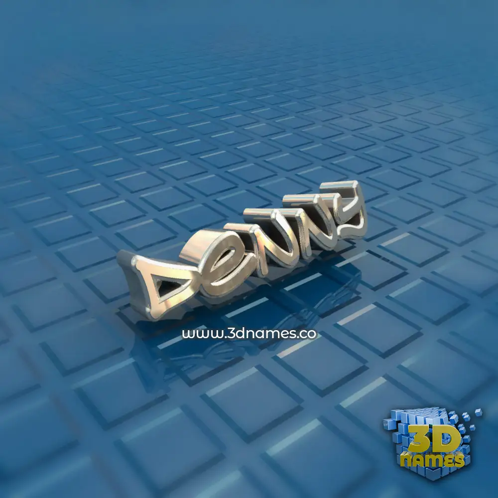 denny in Blue Bling style - 3D name wallpaper