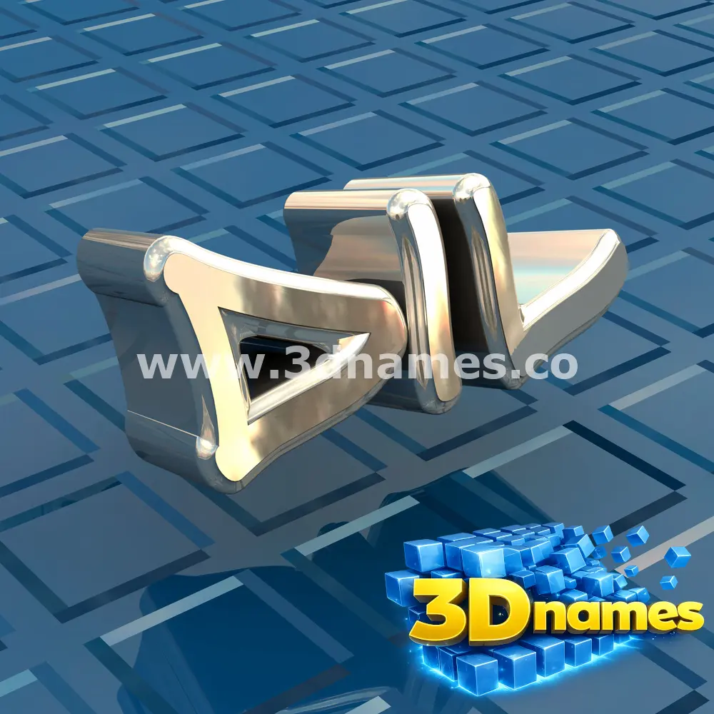 dil in Blue Bling style - 3D name wallpaper