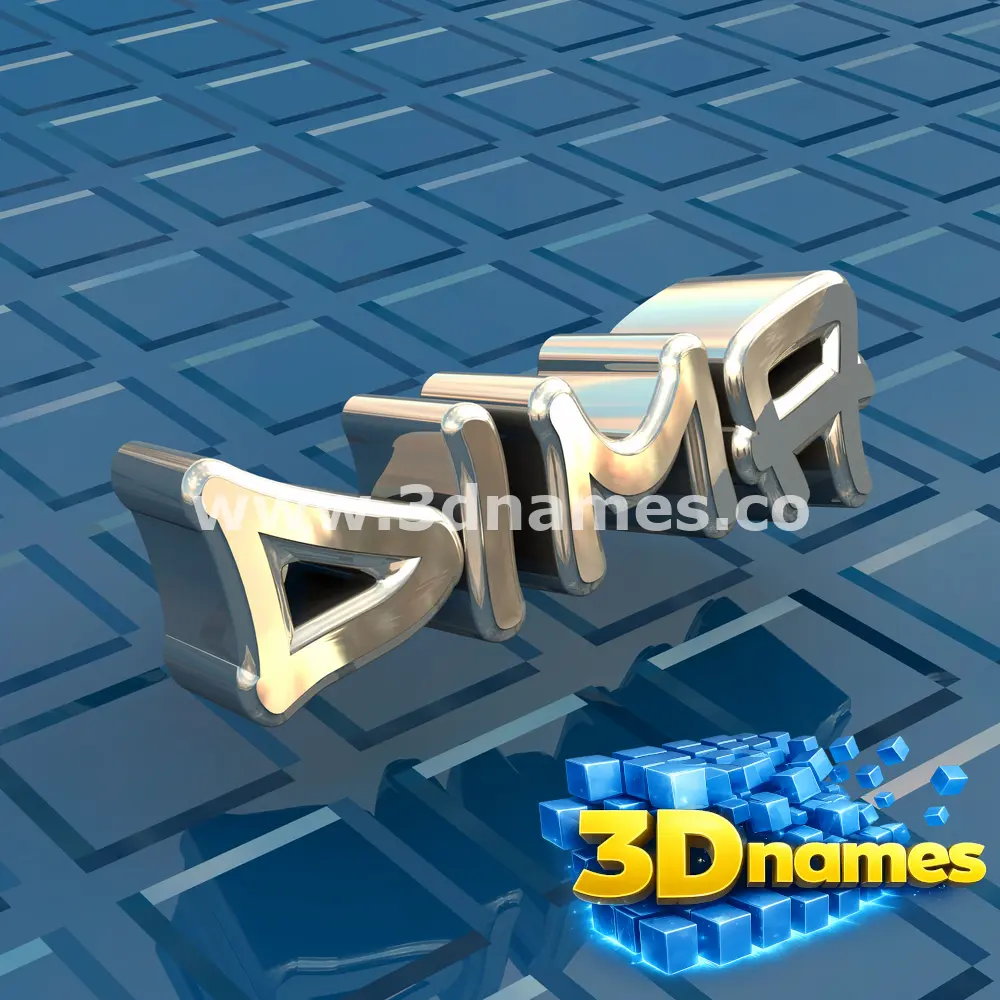 dima in Blue Bling style - 3D name wallpaper