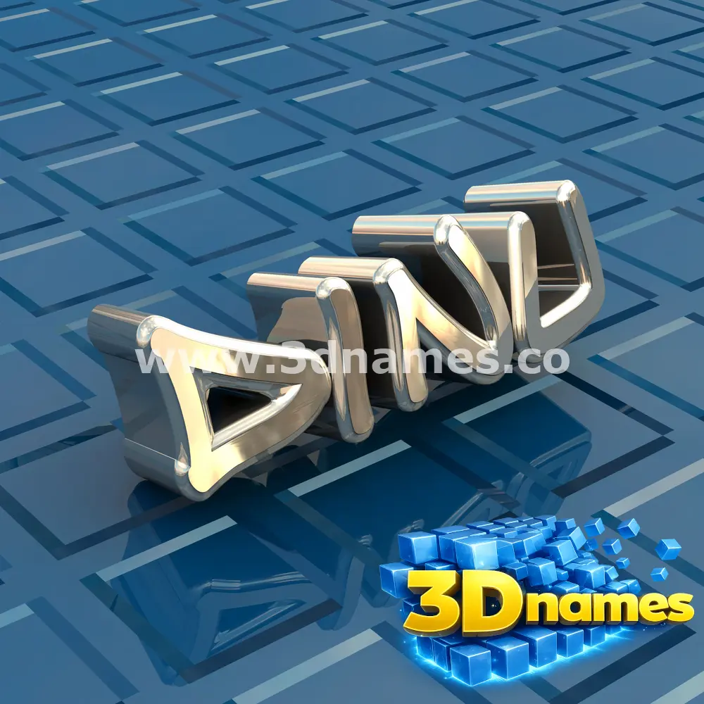 dinu in Blue Bling style - 3D name wallpaper