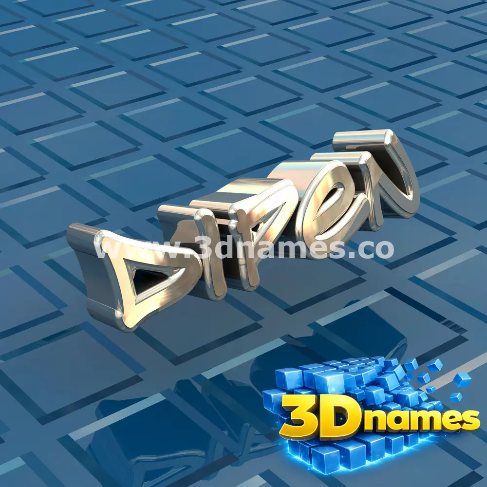 dipen in Blue Bling style - 3D name wallpaper