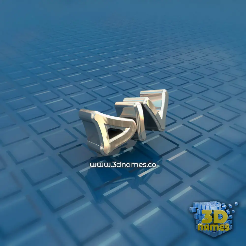 div in Blue Bling style - 3D name wallpaper