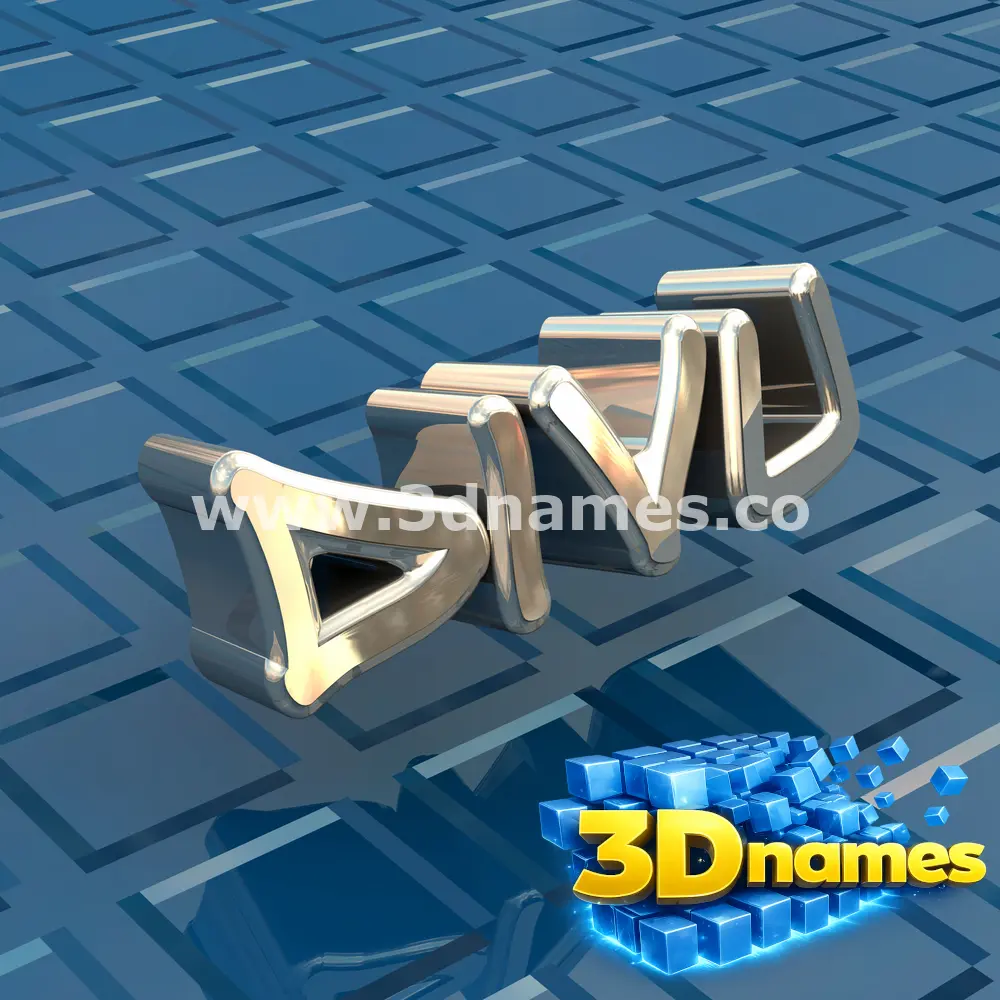 divu in Blue Bling style - 3D name wallpaper