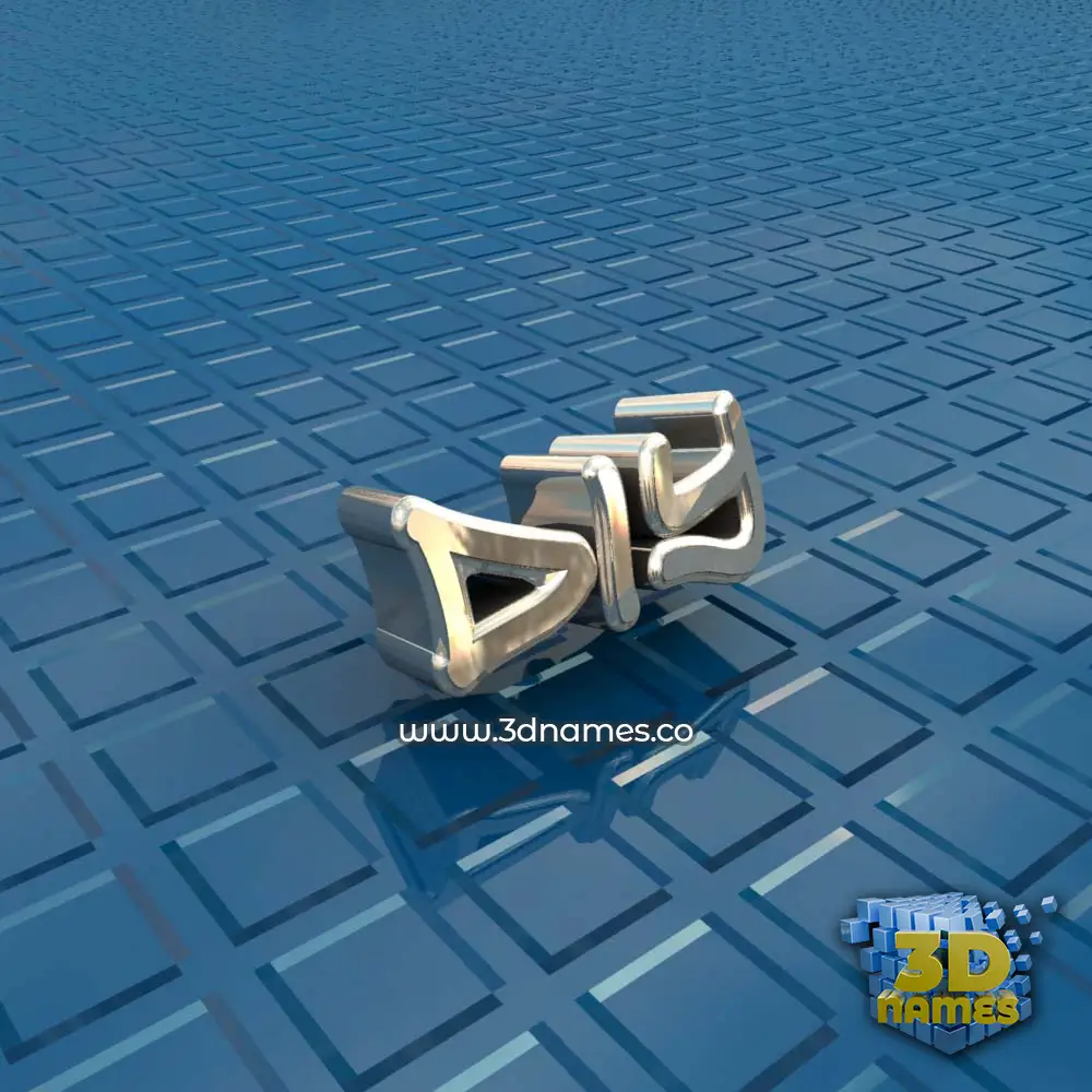 diy in Blue Bling style - 3D name wallpaper