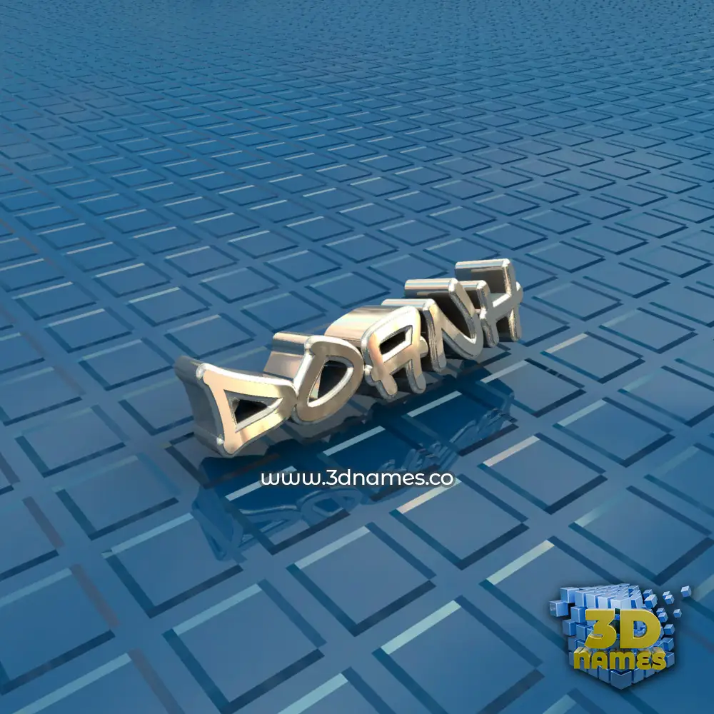 doanh in Blue Bling style - 3D name wallpaper