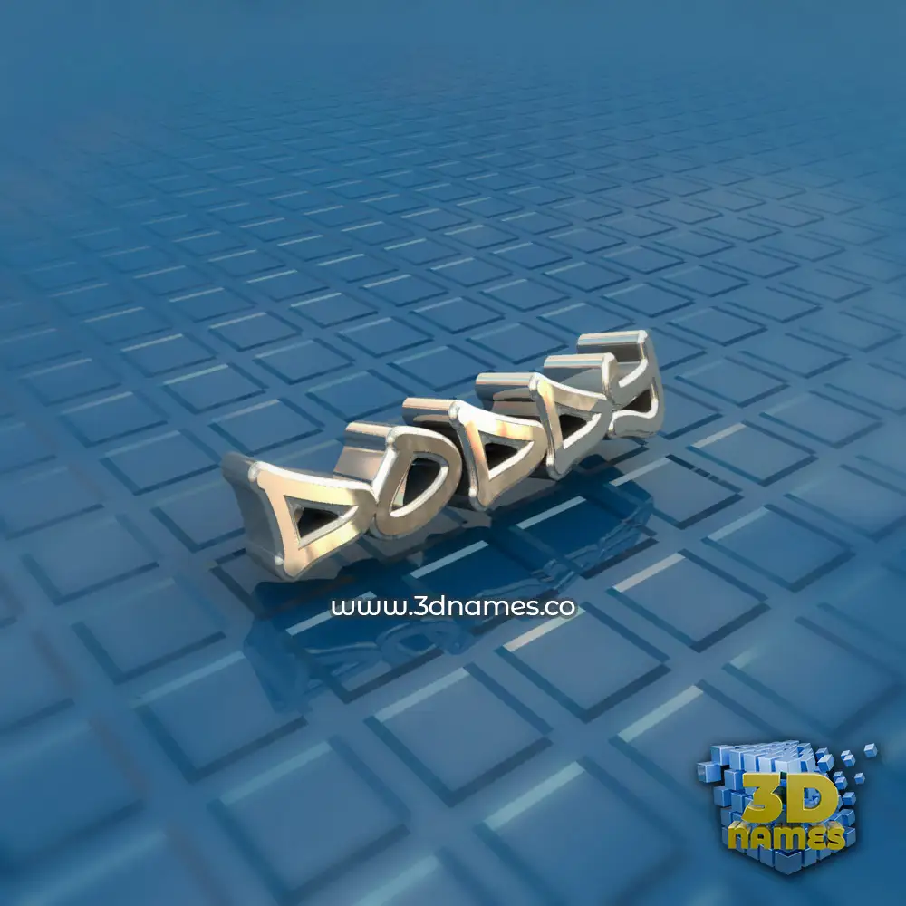 doddy in Blue Bling style - 3D name wallpaper