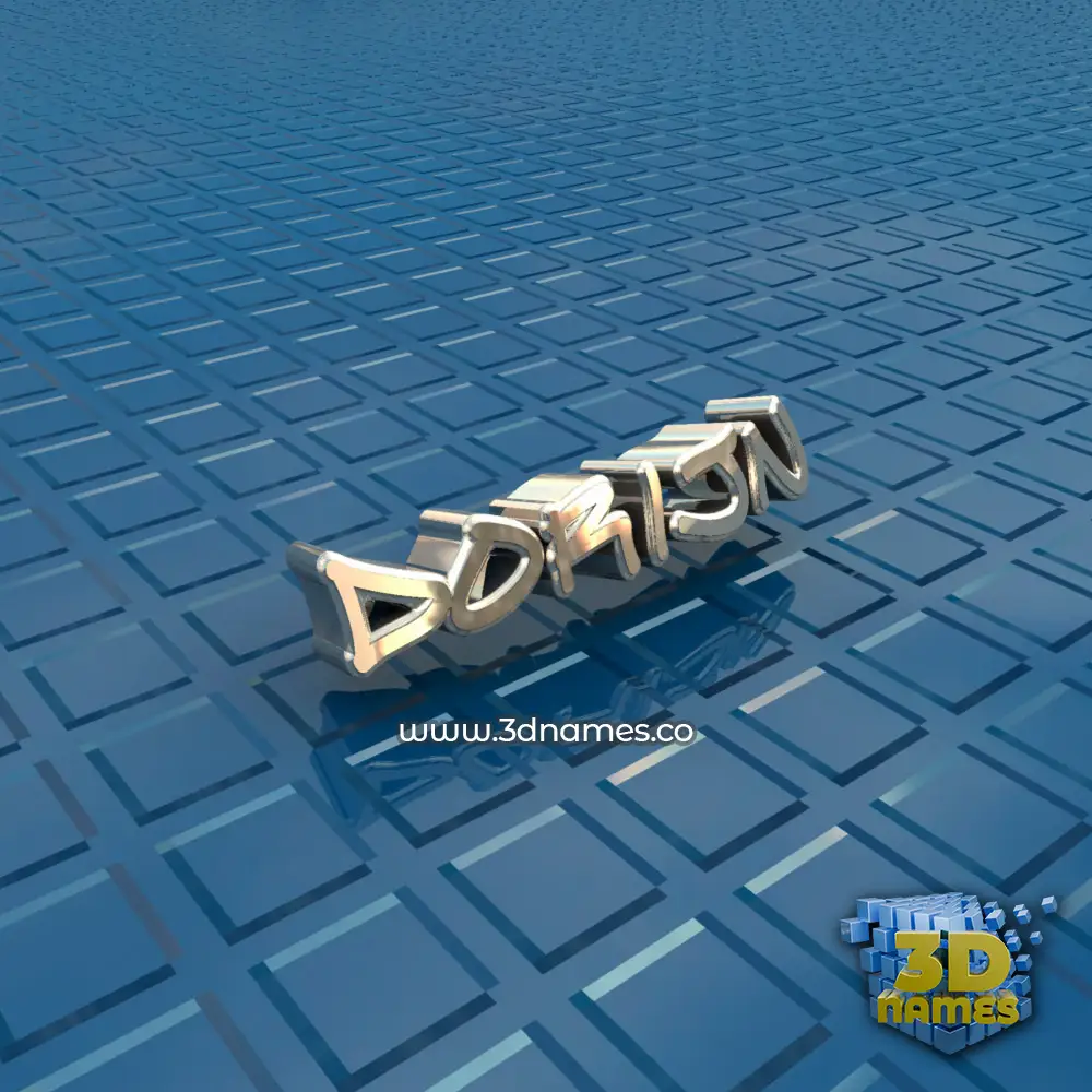 dorijn in Blue Bling style - 3D name wallpaper