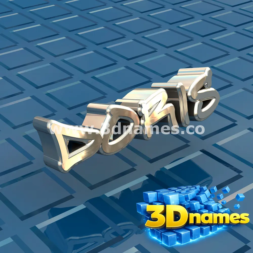 doris in Blue Bling style - 3D name wallpaper
