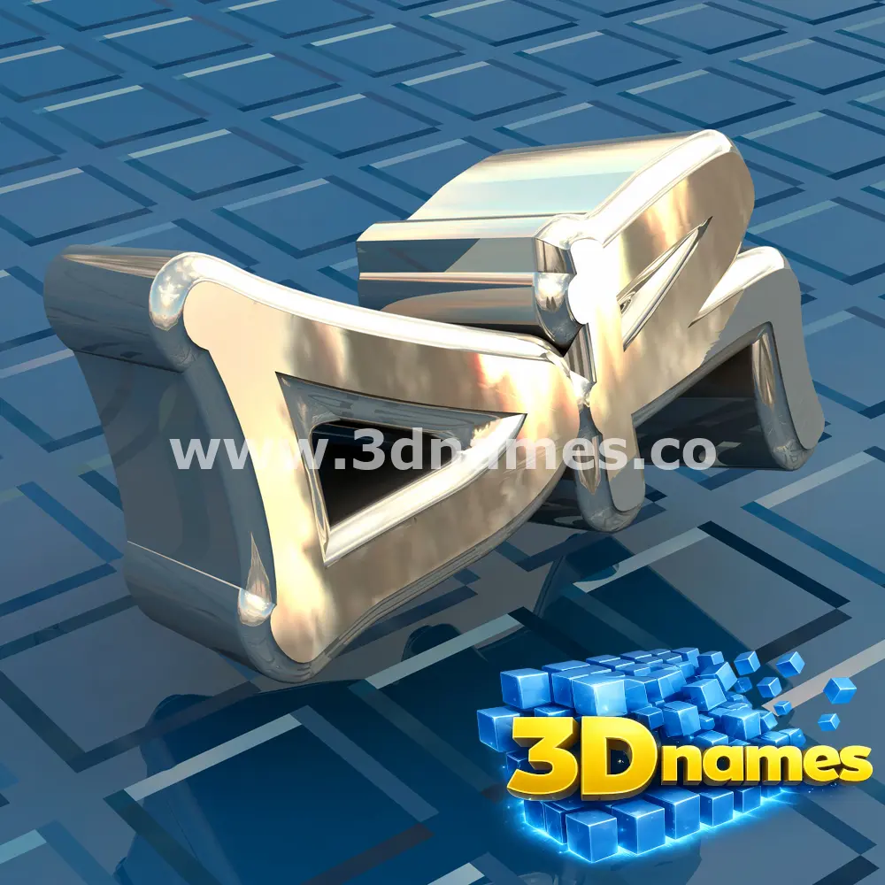 dr in Blue Bling style - 3D name wallpaper