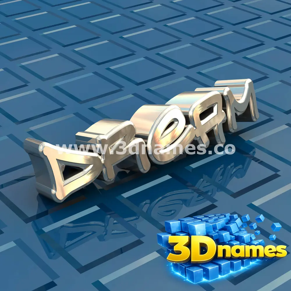 dream in Blue Bling style - 3D name wallpaper
