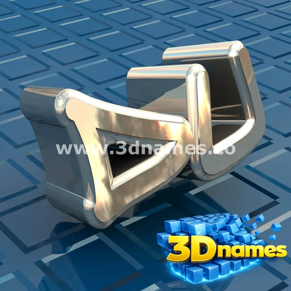 du in Blue Bling style - 3D name wallpaper