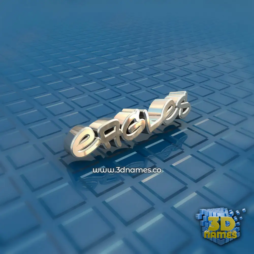 eagles in Blue Bling style - 3D name wallpaper