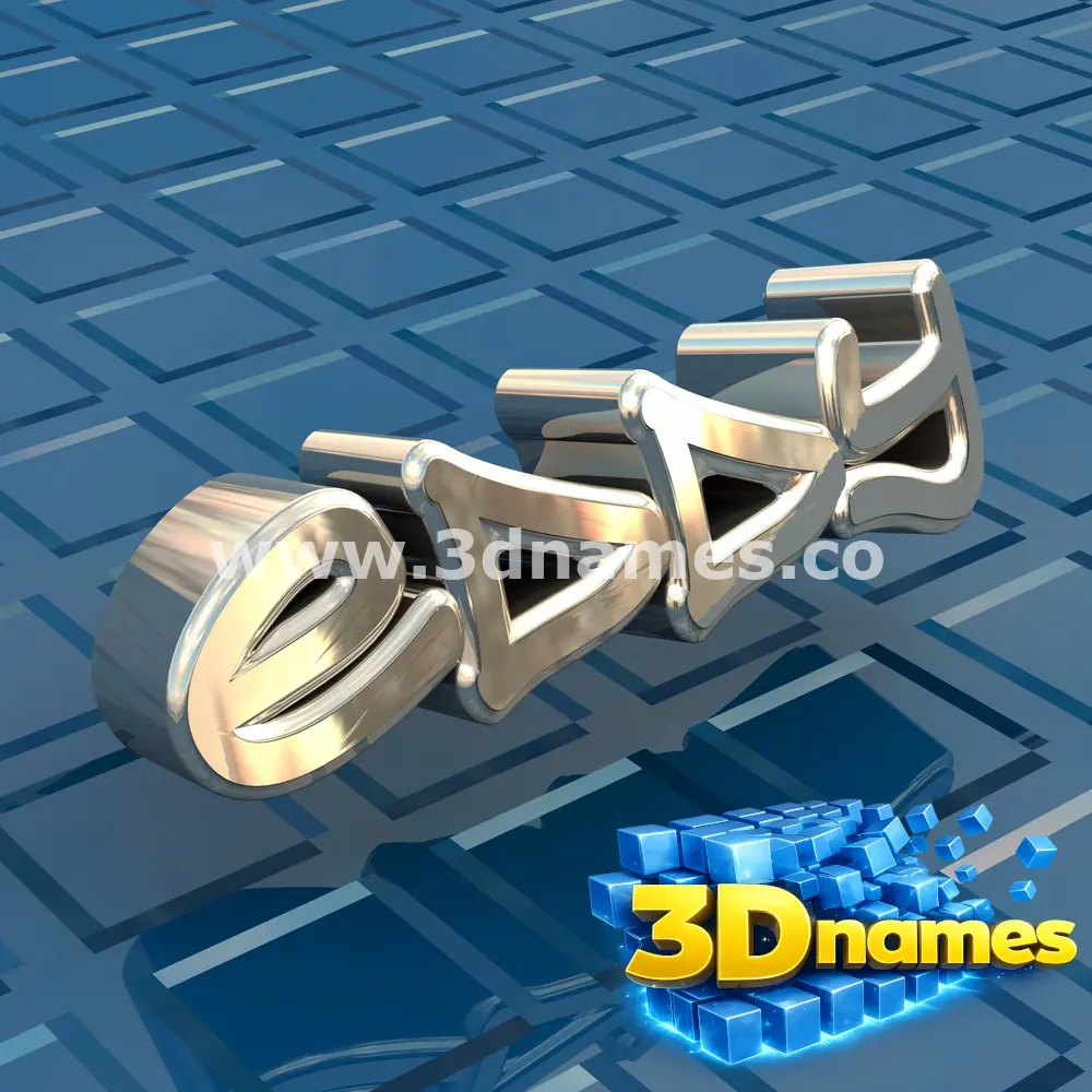 eddy in Blue Bling style - 3D name wallpaper