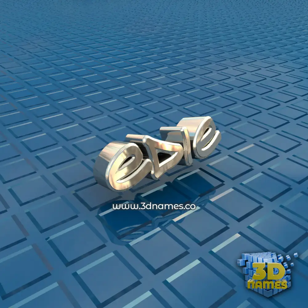 edie in Blue Bling style - 3D name wallpaper