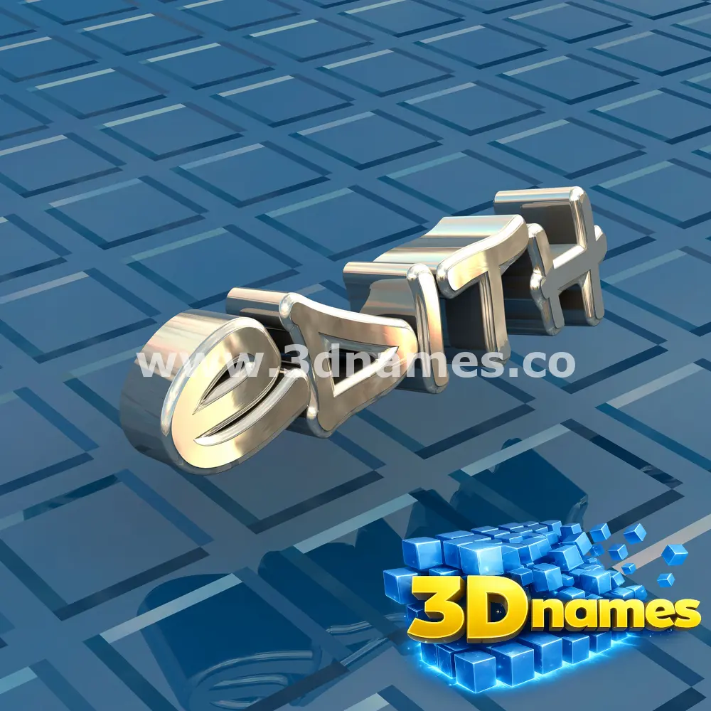 edith in Blue Bling style - 3D name wallpaper