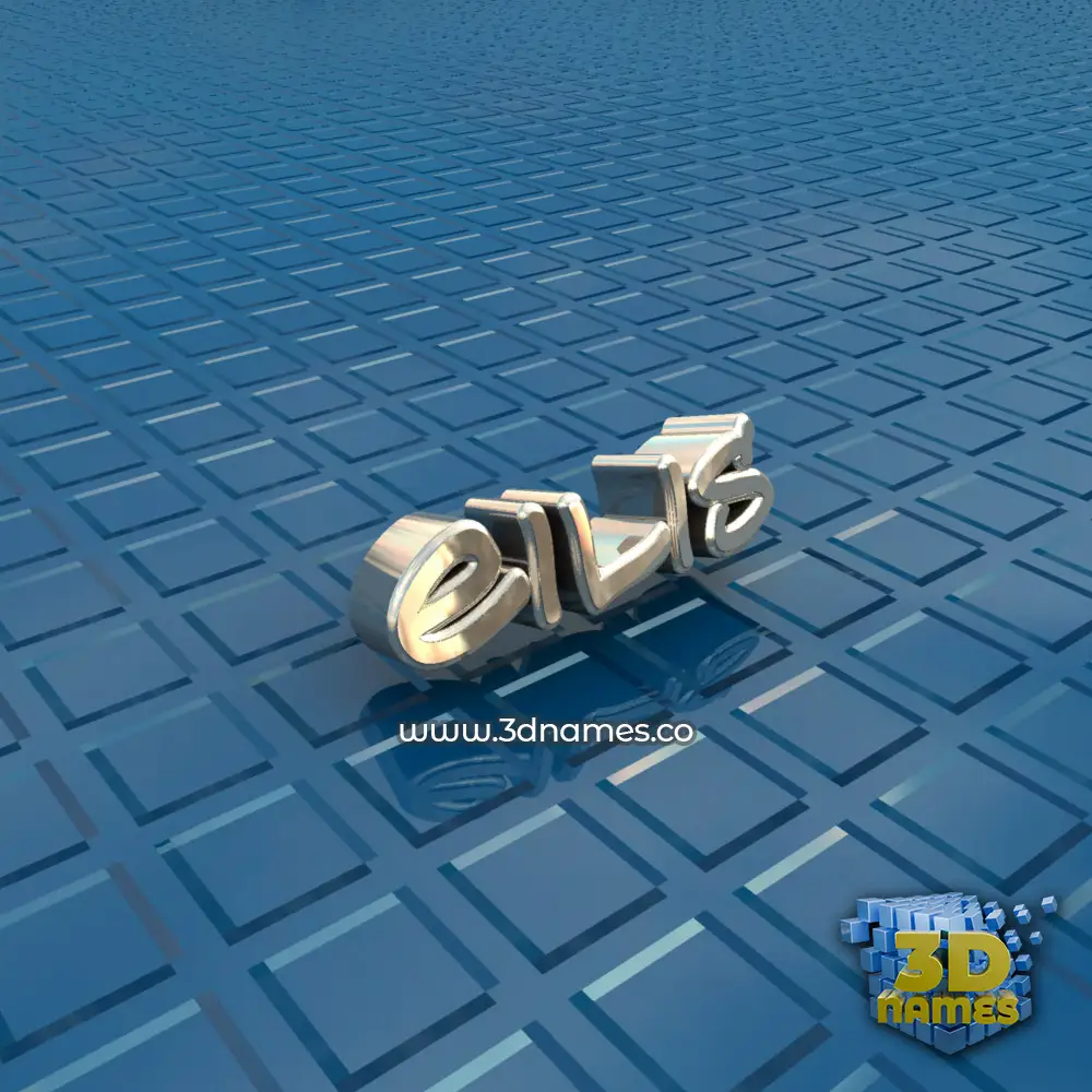eilis in Blue Bling style - 3D name wallpaper