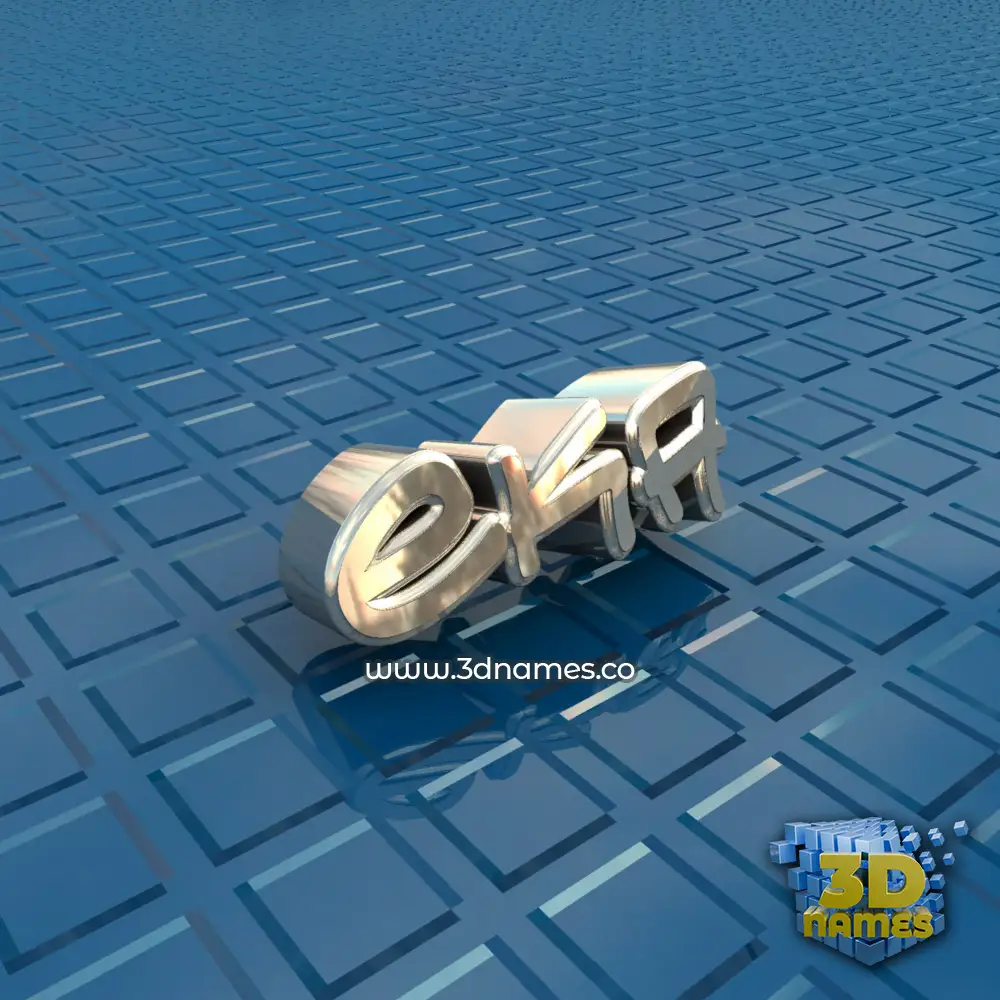 eka in Blue Bling style - 3D name wallpaper