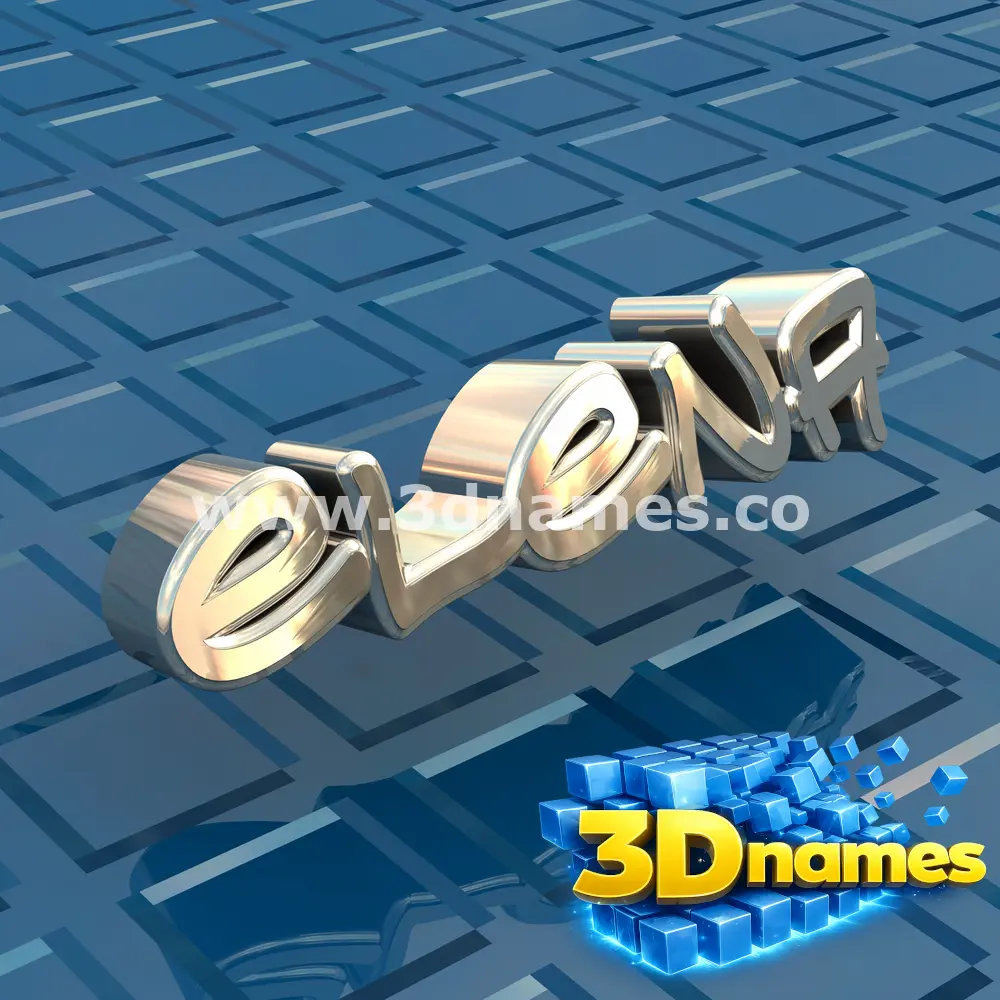 elena in Blue Bling style - 3D name wallpaper