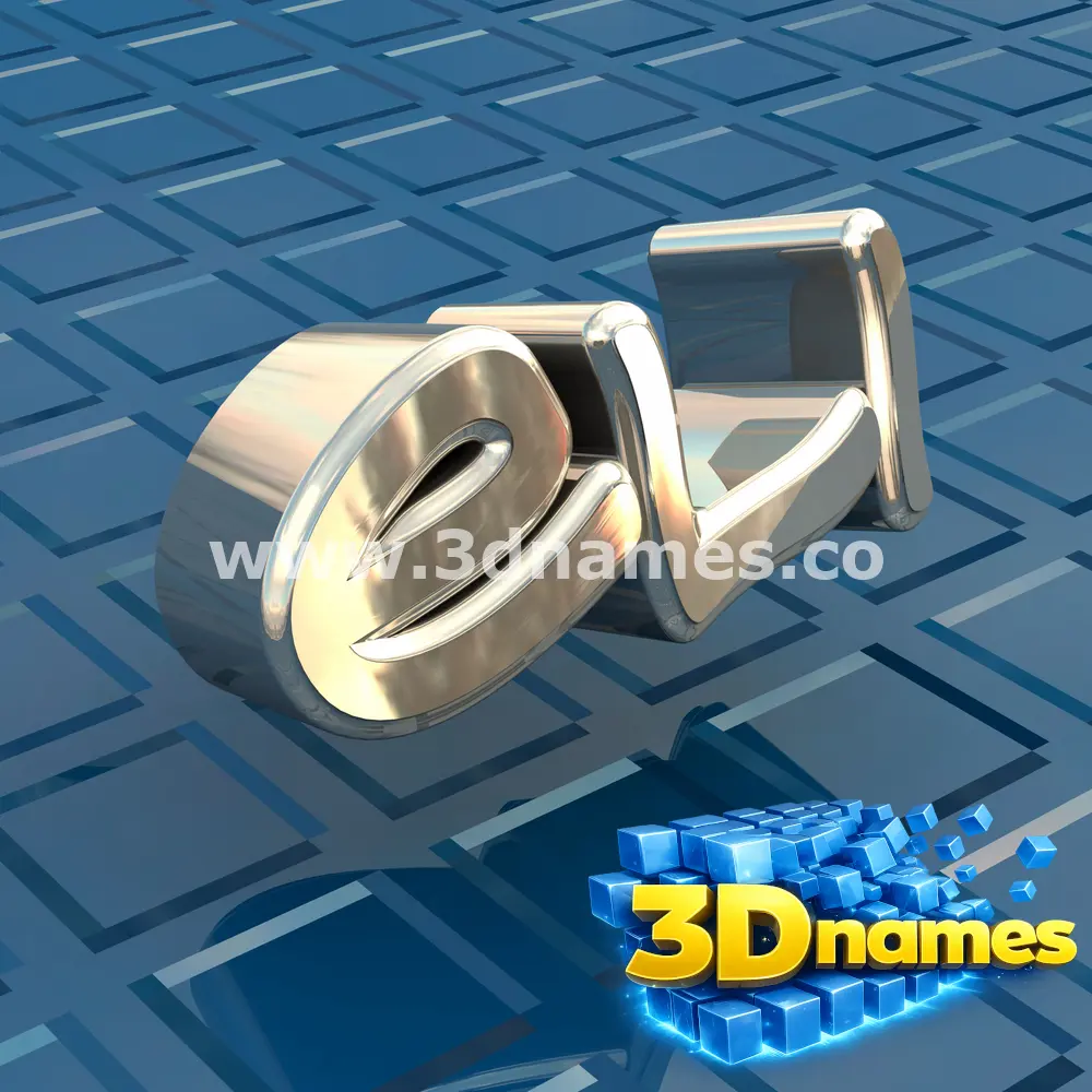 eli in Blue Bling style - 3D name wallpaper