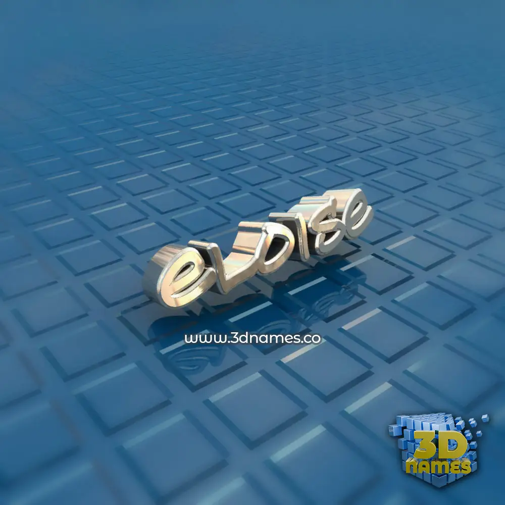 eloise in Blue Bling style - 3D name wallpaper