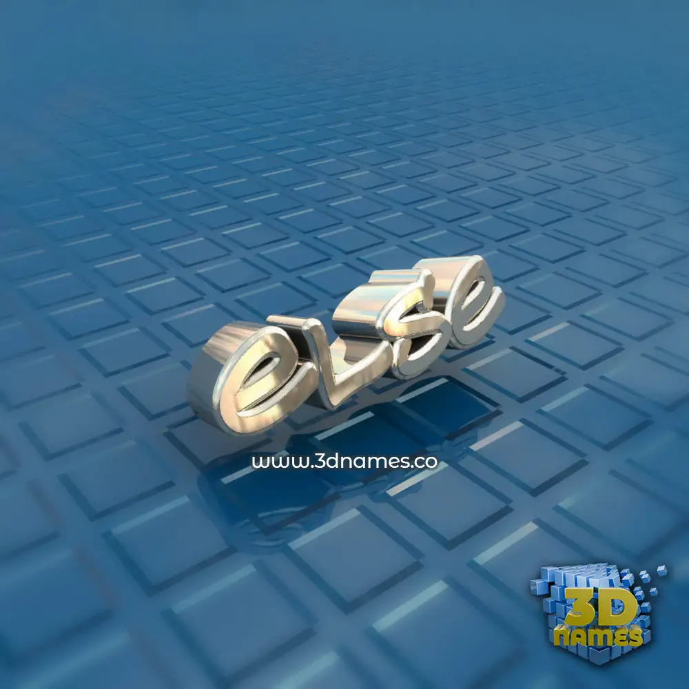 else in Blue Bling style - 3D name wallpaper