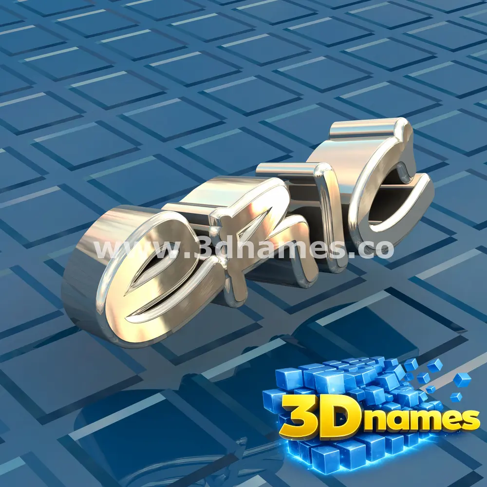 eric in Blue Bling style - 3D name wallpaper