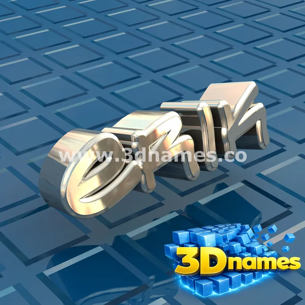 erik in Blue Bling style - 3D name wallpaper